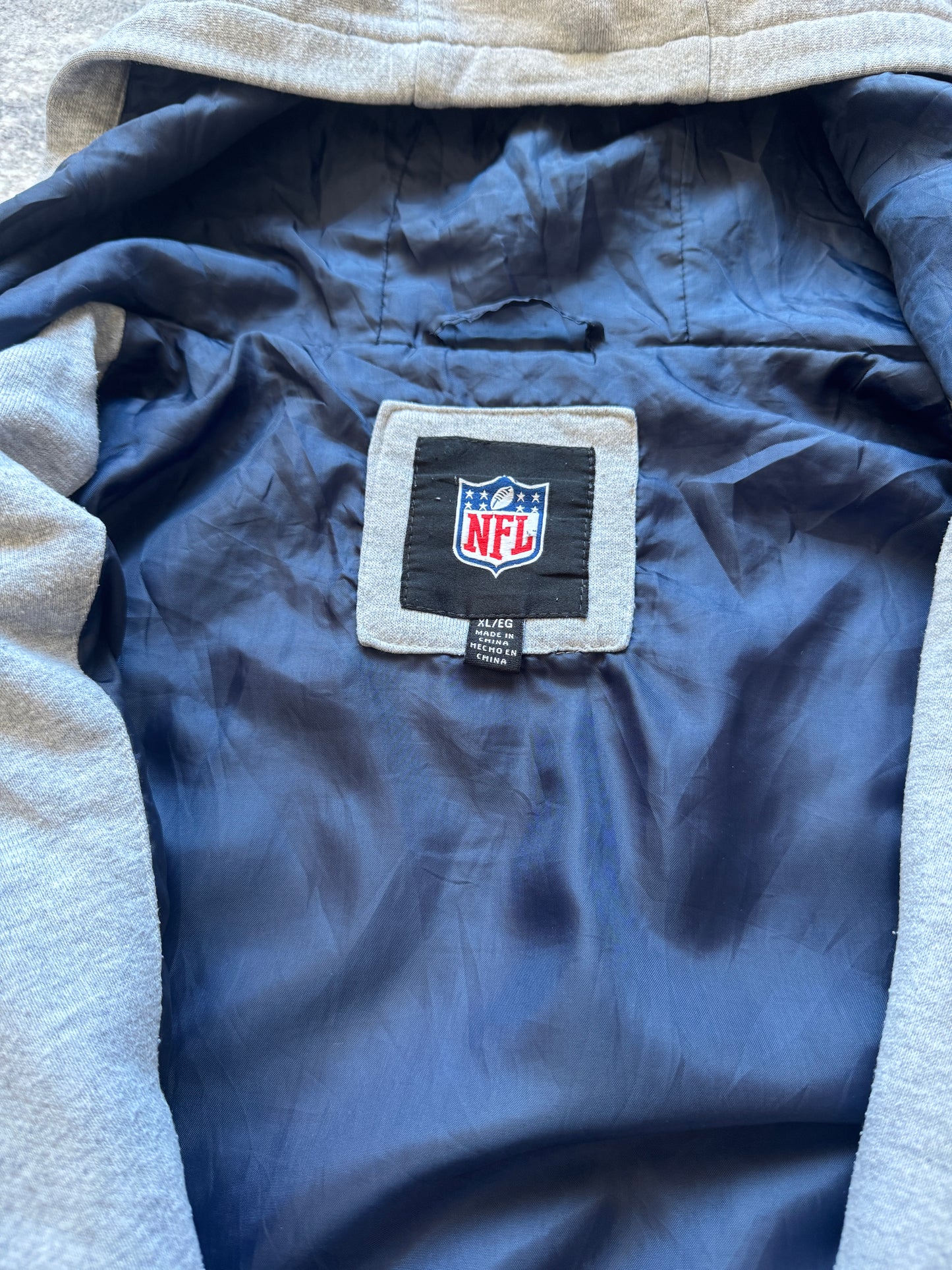 NFL Team Patriots Hoodie Zip Up - XL