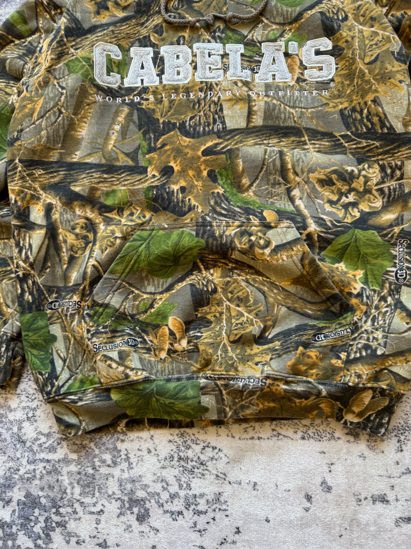 Cabela’s Realtree camo Hoodie sweat - S