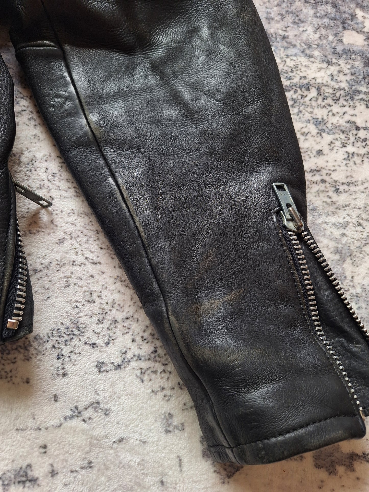 59 Club Moto Leather Biker Jacket - L