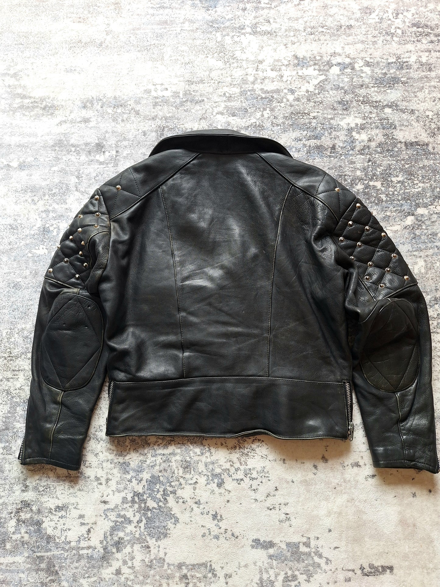 59 Club Moto Leather Biker Jacket - L