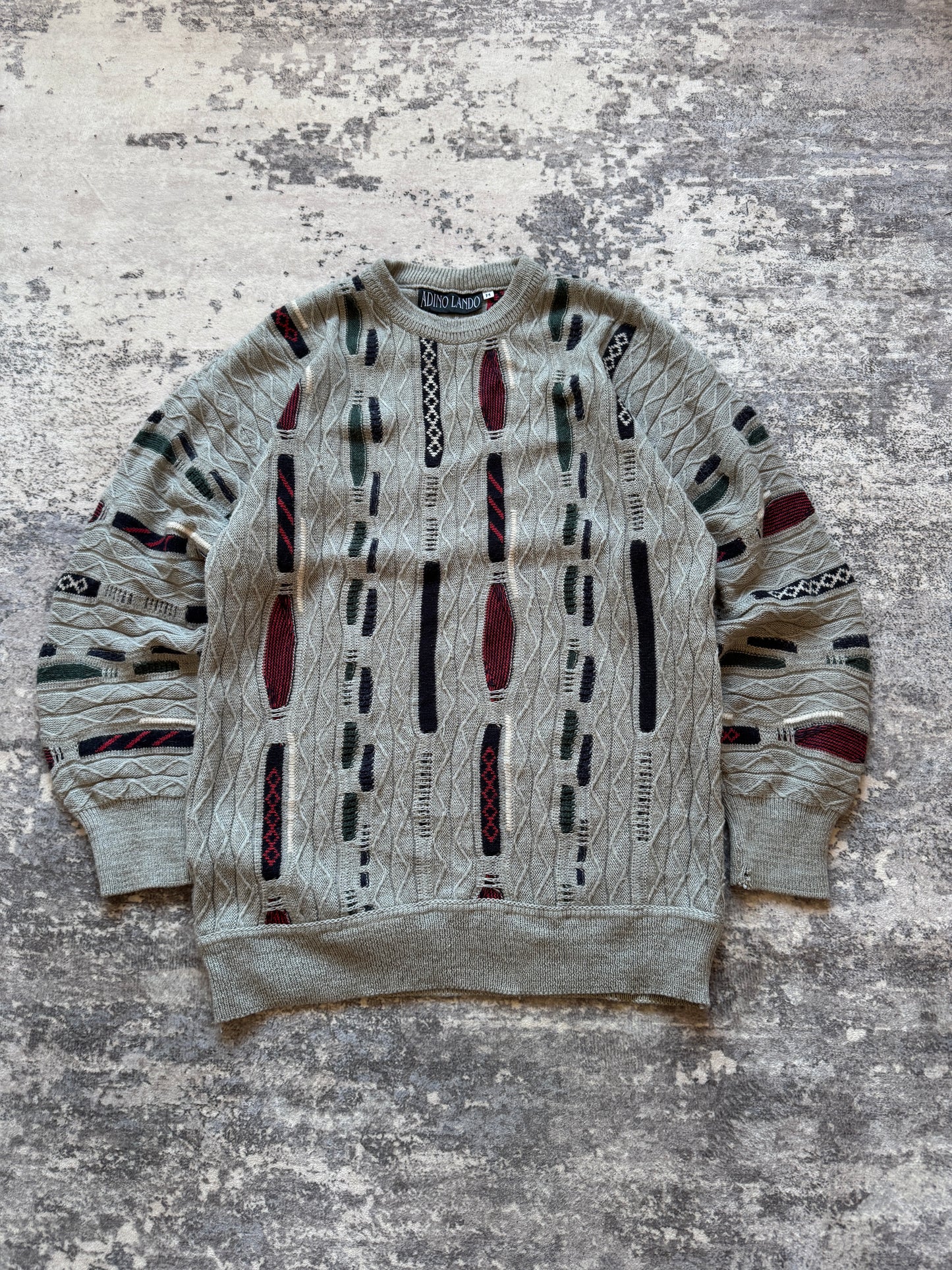 Vintage Adino Lando Coogi Style sweater knit - M
