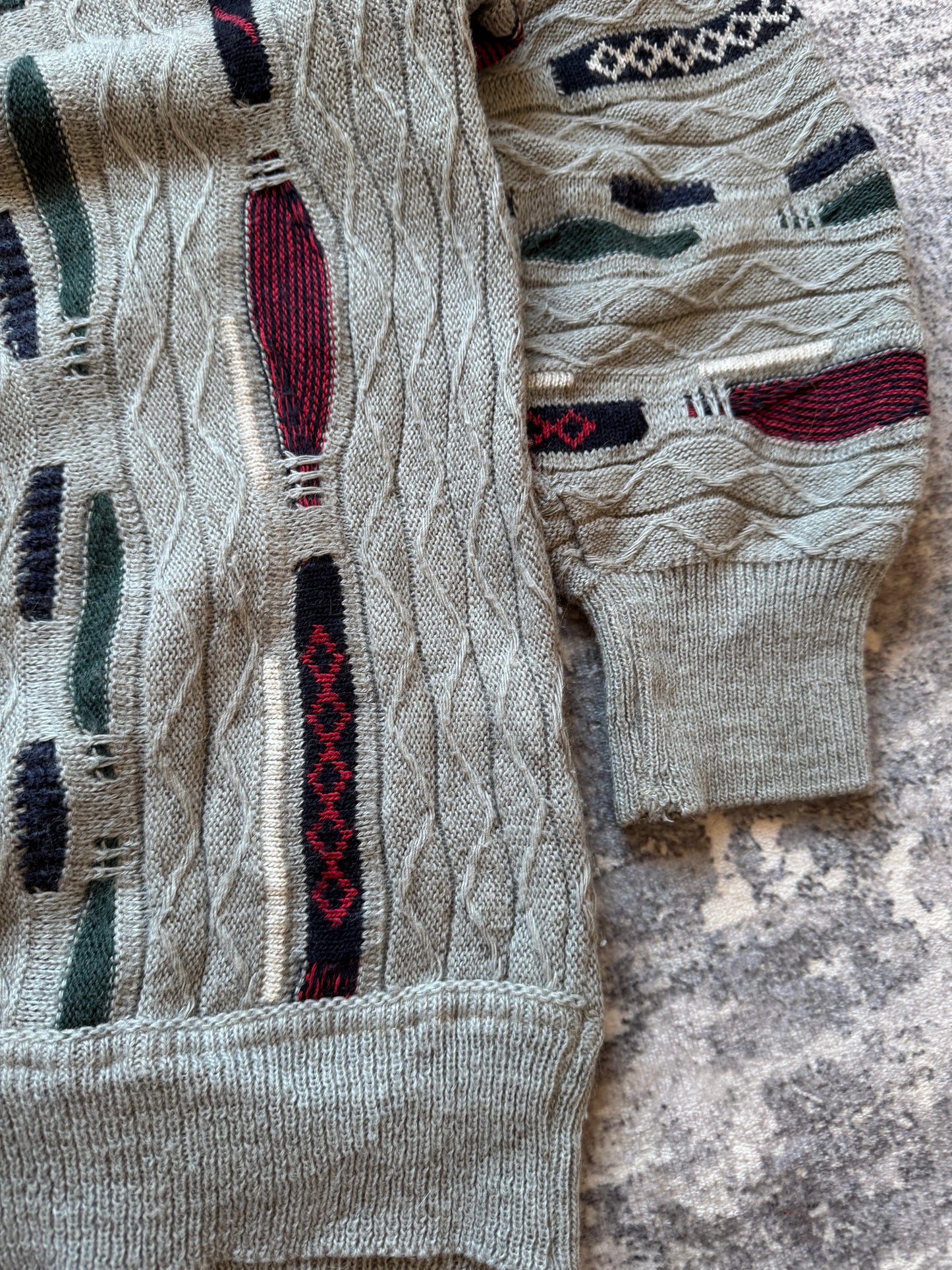 Vintage Adino Lando Coogi Style sweater knit - M