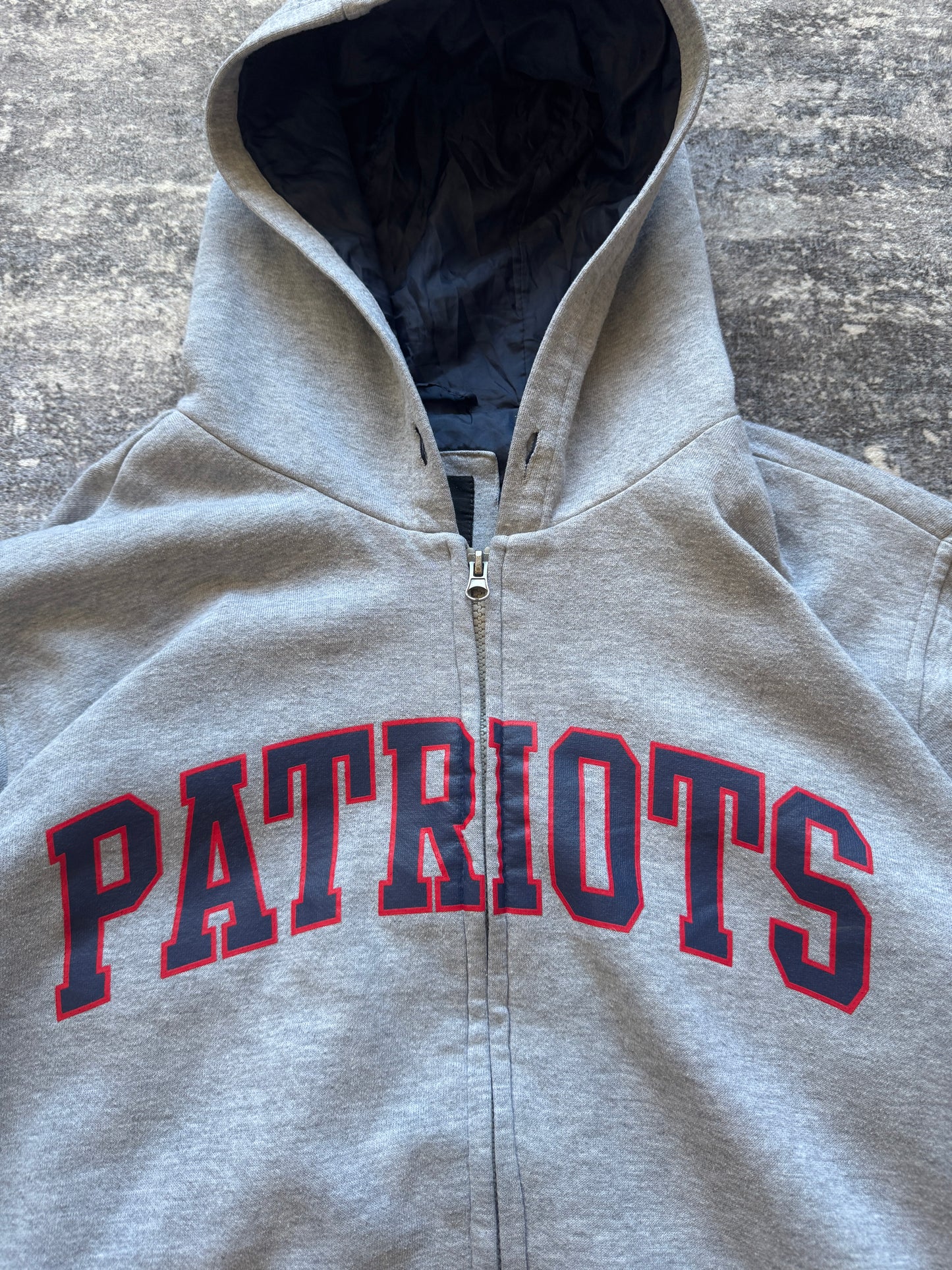NFL Team Patriots Hoodie Zip Up - XL