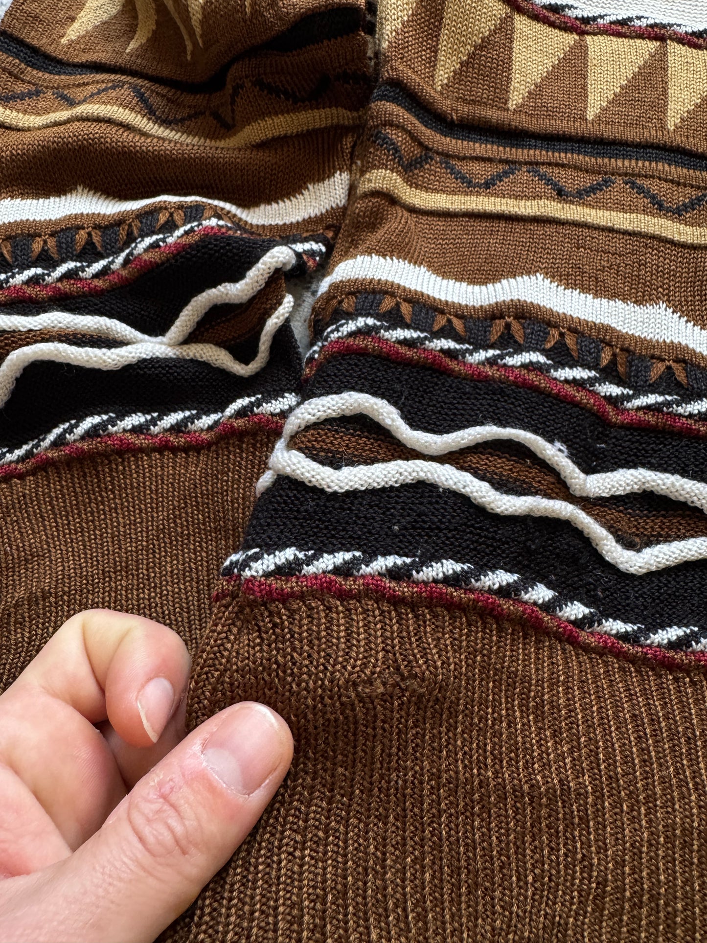 Vintage Coogi Style sweater knit - M