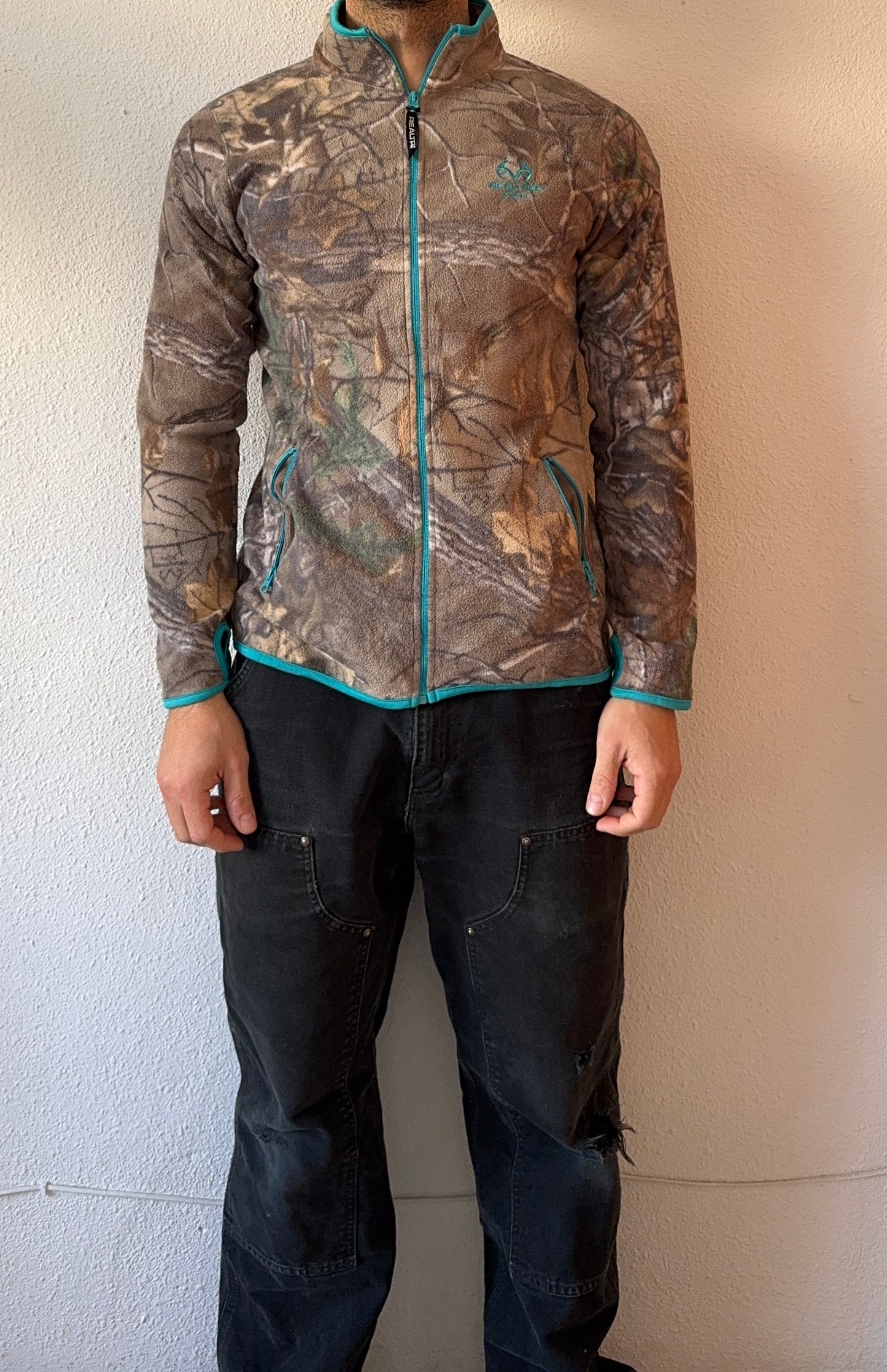 Realtree Camo Fleece Jacket - M women’s