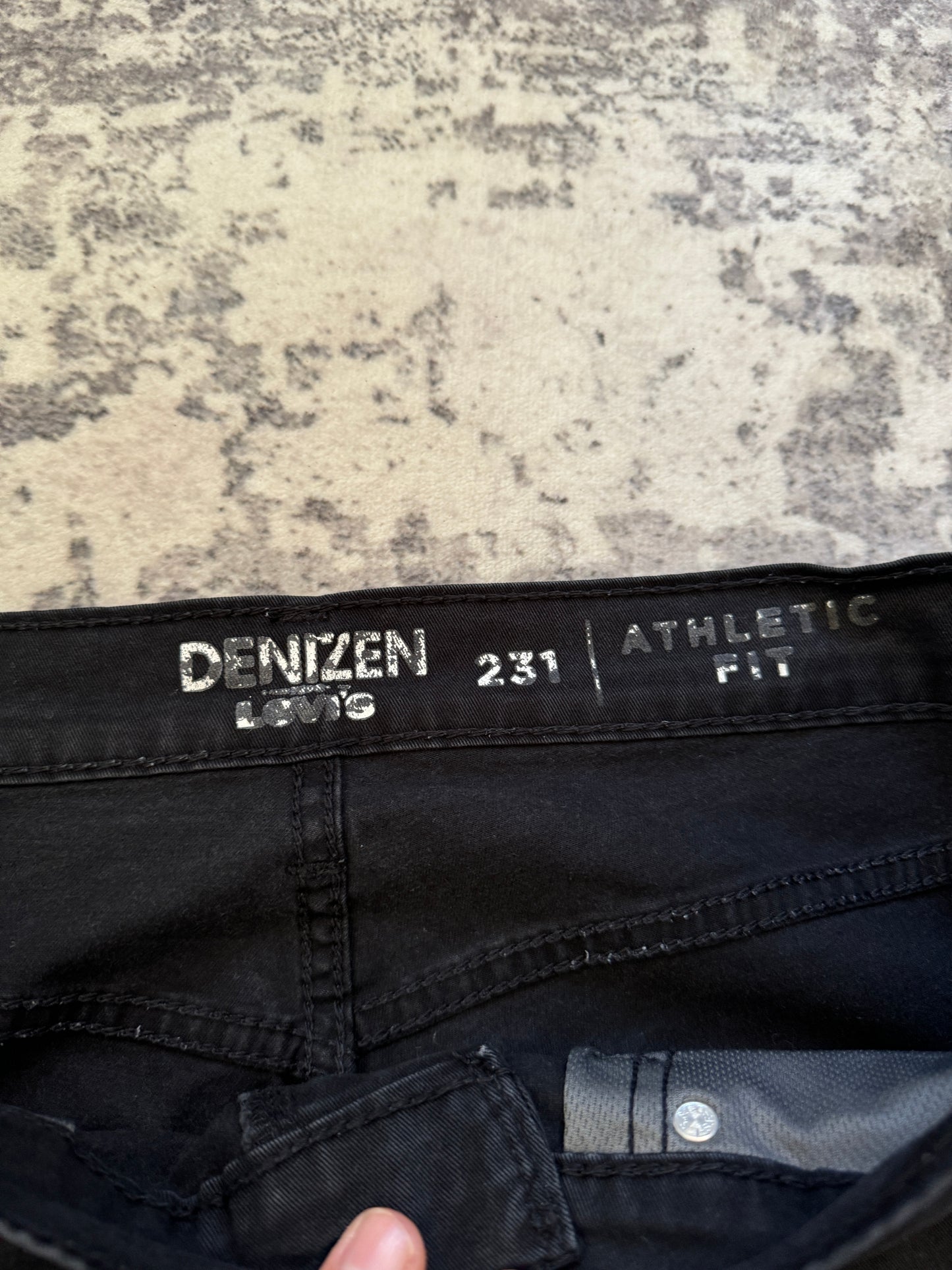 Levis Denizen 231 Jeans Black - W32 L30