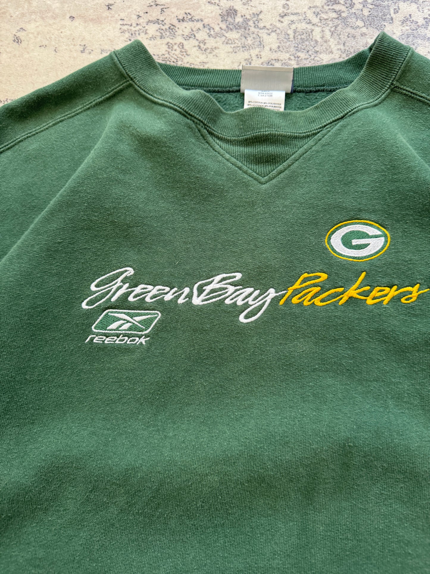 Vintage Reebok NFL Grenn Bay Packers Crew - XL/L