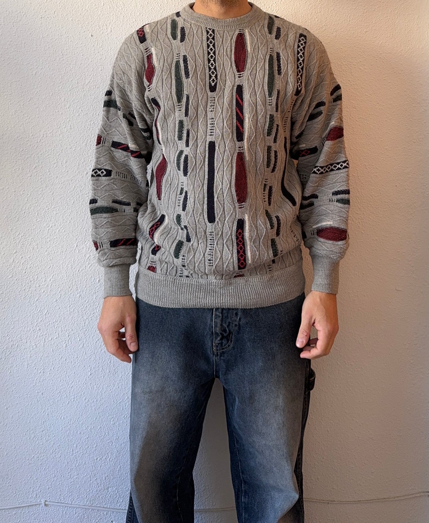 Vintage Adino Lando Coogi Style sweater knit - M