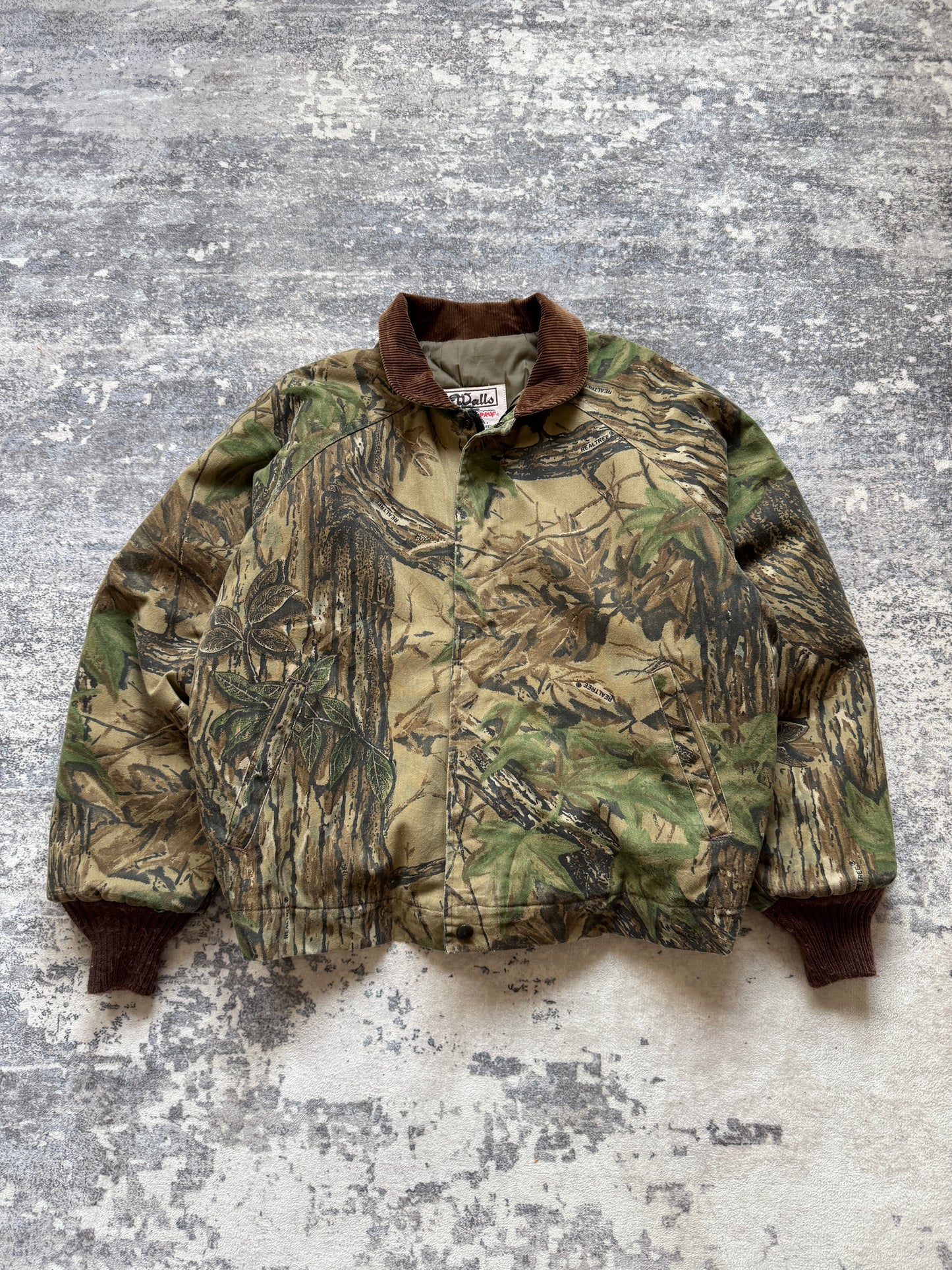 Vintage 90s Wall’s Realtree Bomber Jacket - L