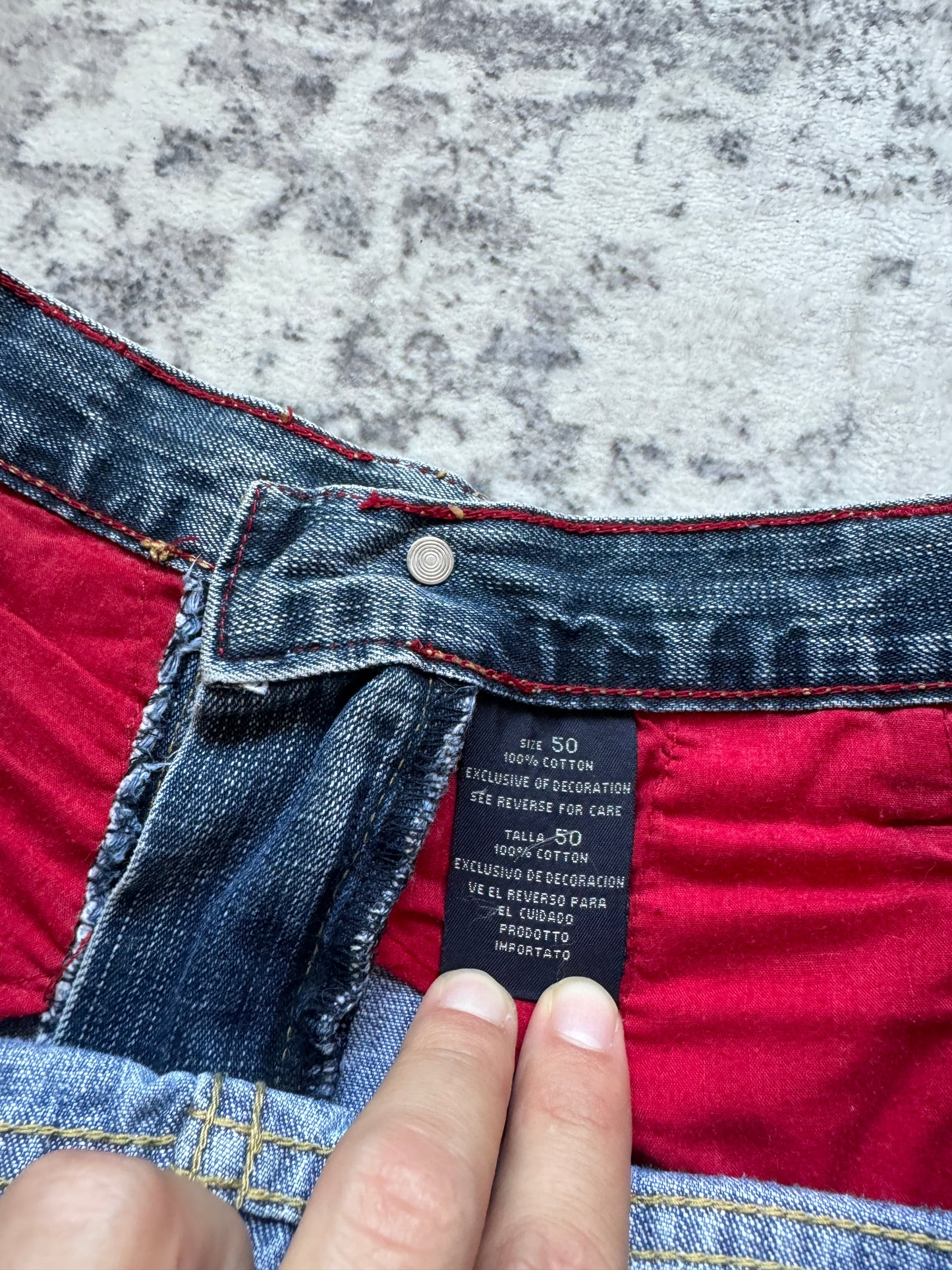 Vintage Y2K Baggy Jeans Novantasei - 36 / L