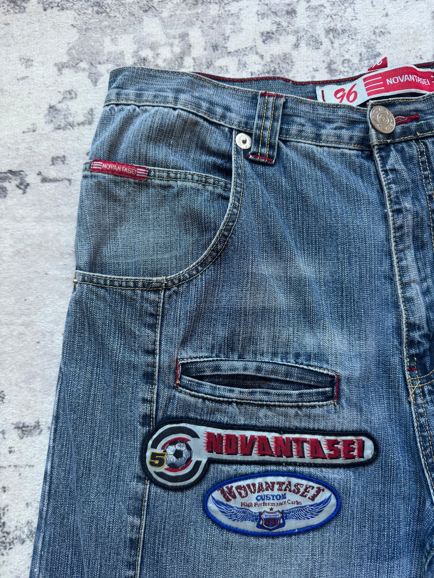Vintage Y2K Baggy Jeans Novantasei - 36 / L