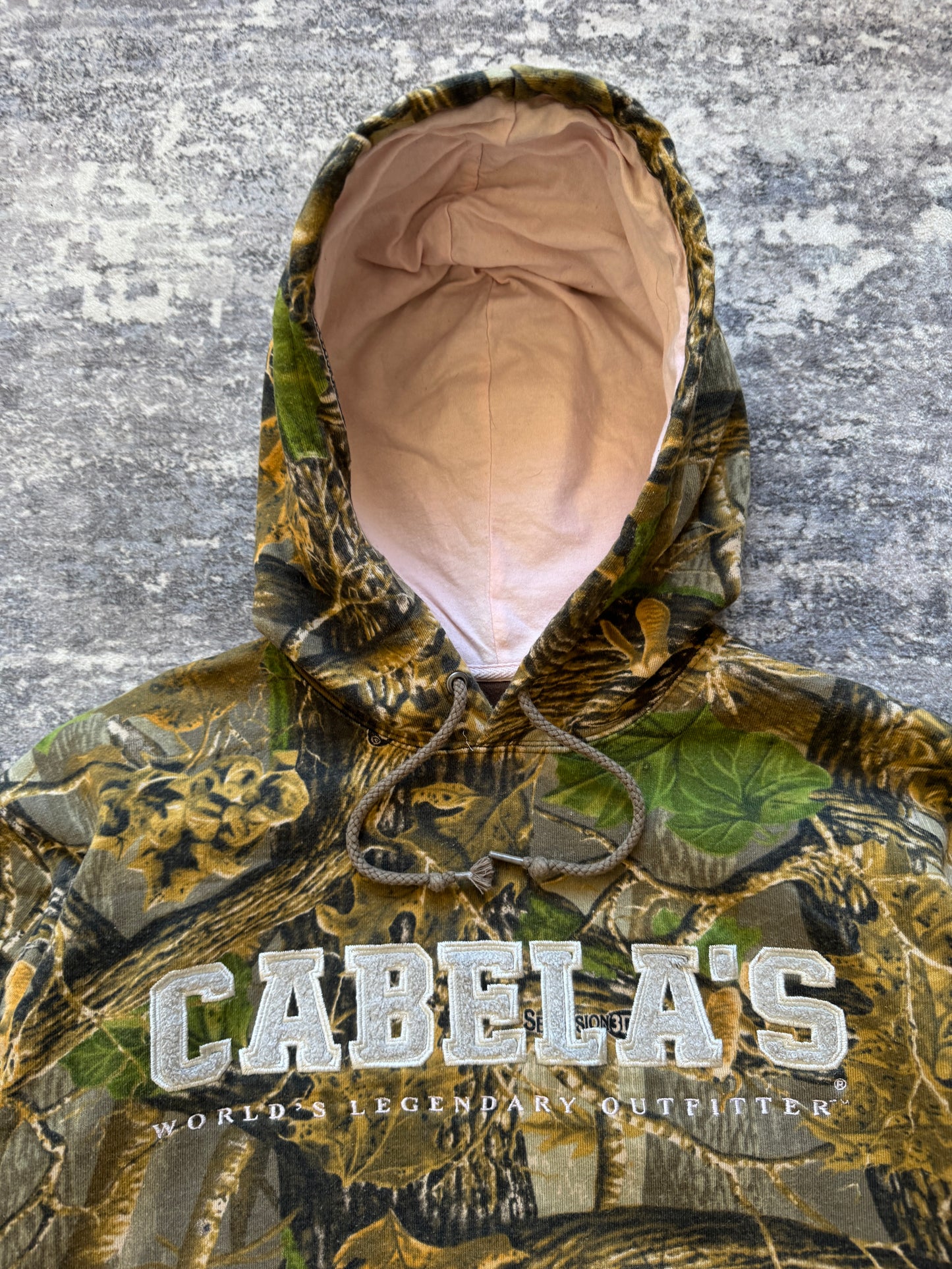 Cabela’s Realtree camo Hoodie sweat - S