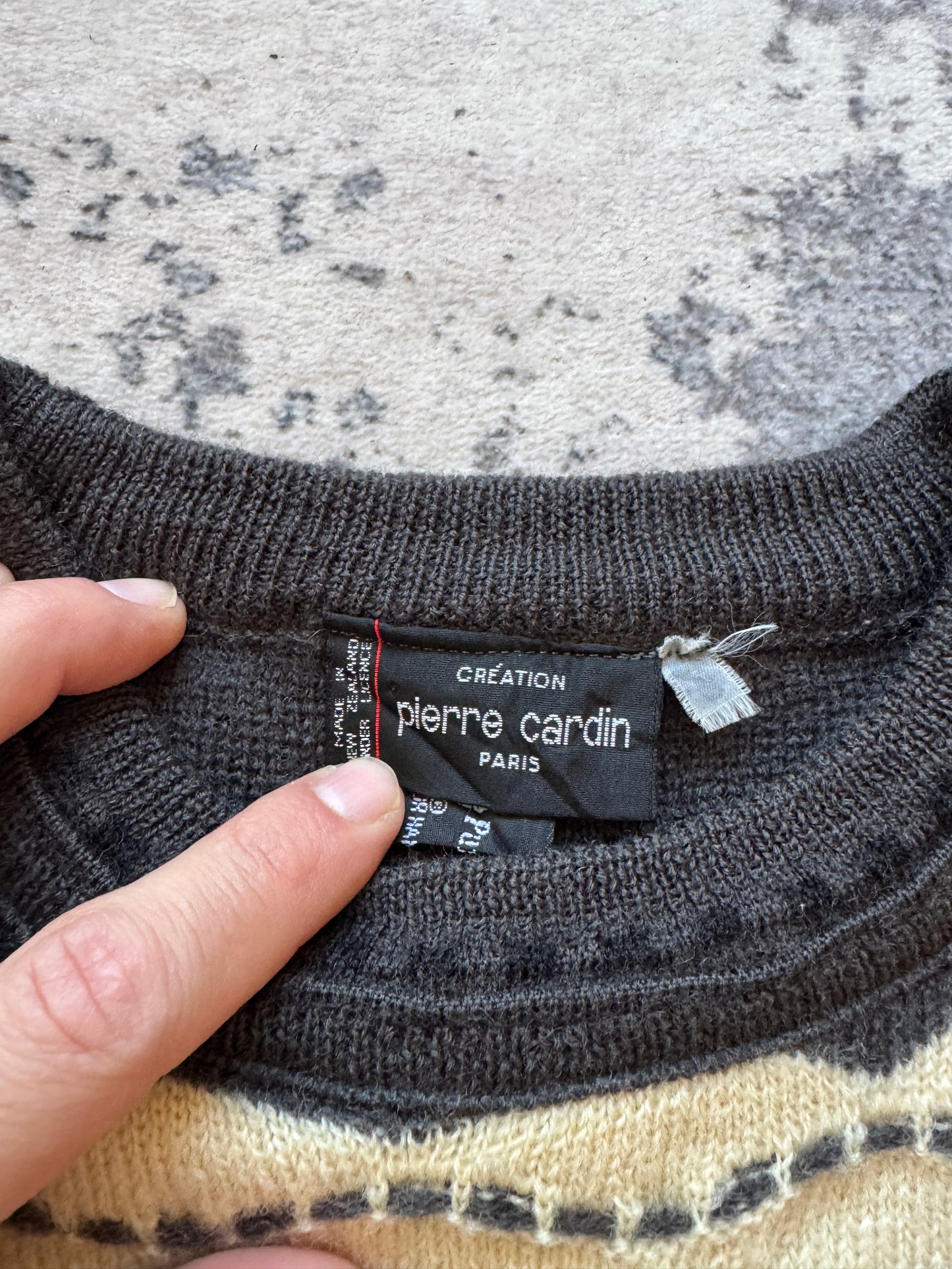 Vintage Pierre Cardin Coogi Style sweater knit - S