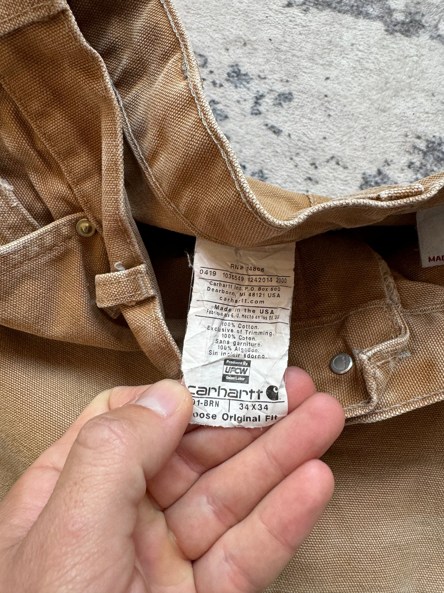 Vintage Carhartt Double Knee Pants - 34x34