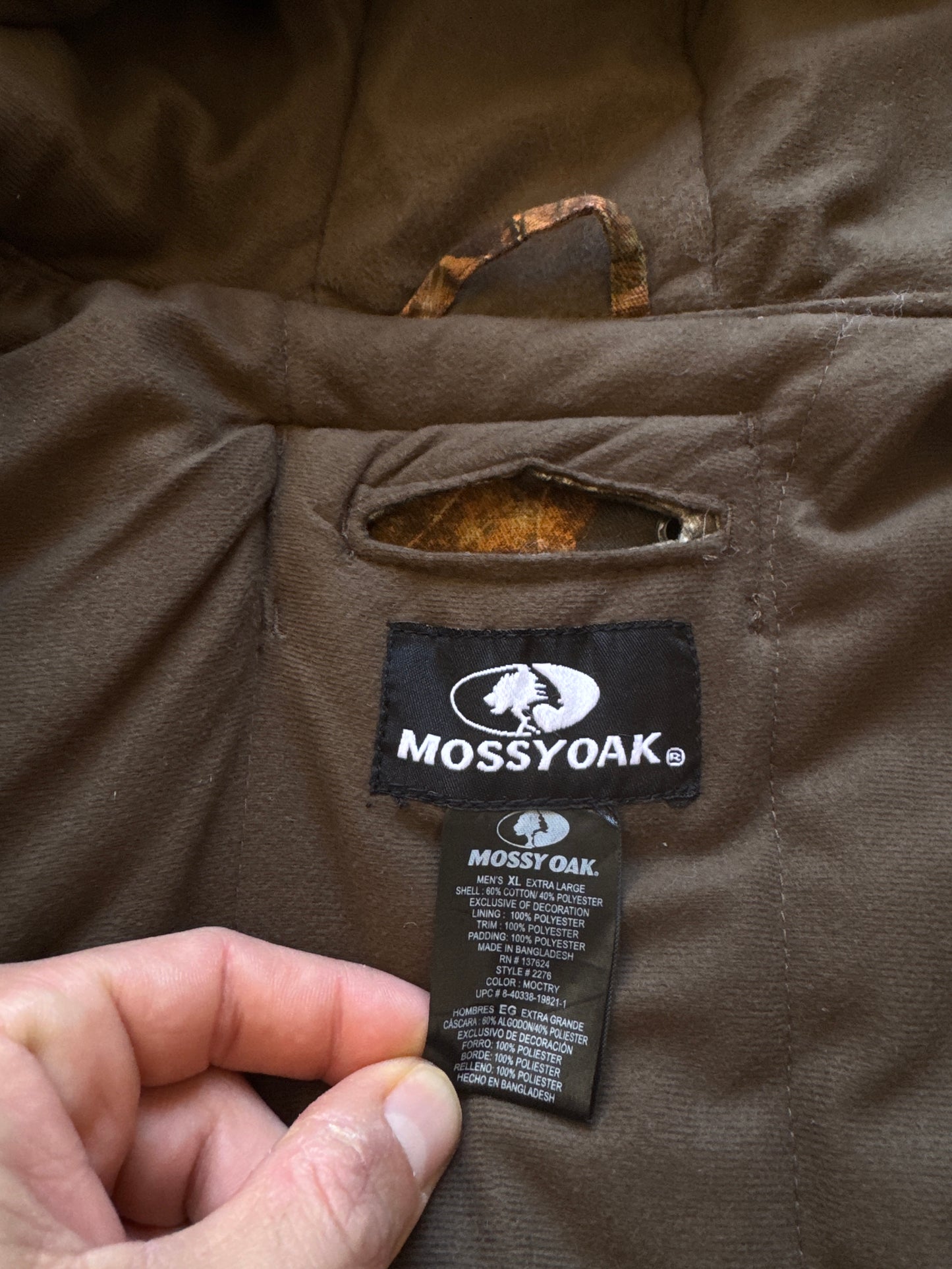 Mossy Oak Realtree Bomber Active Jacket - XL