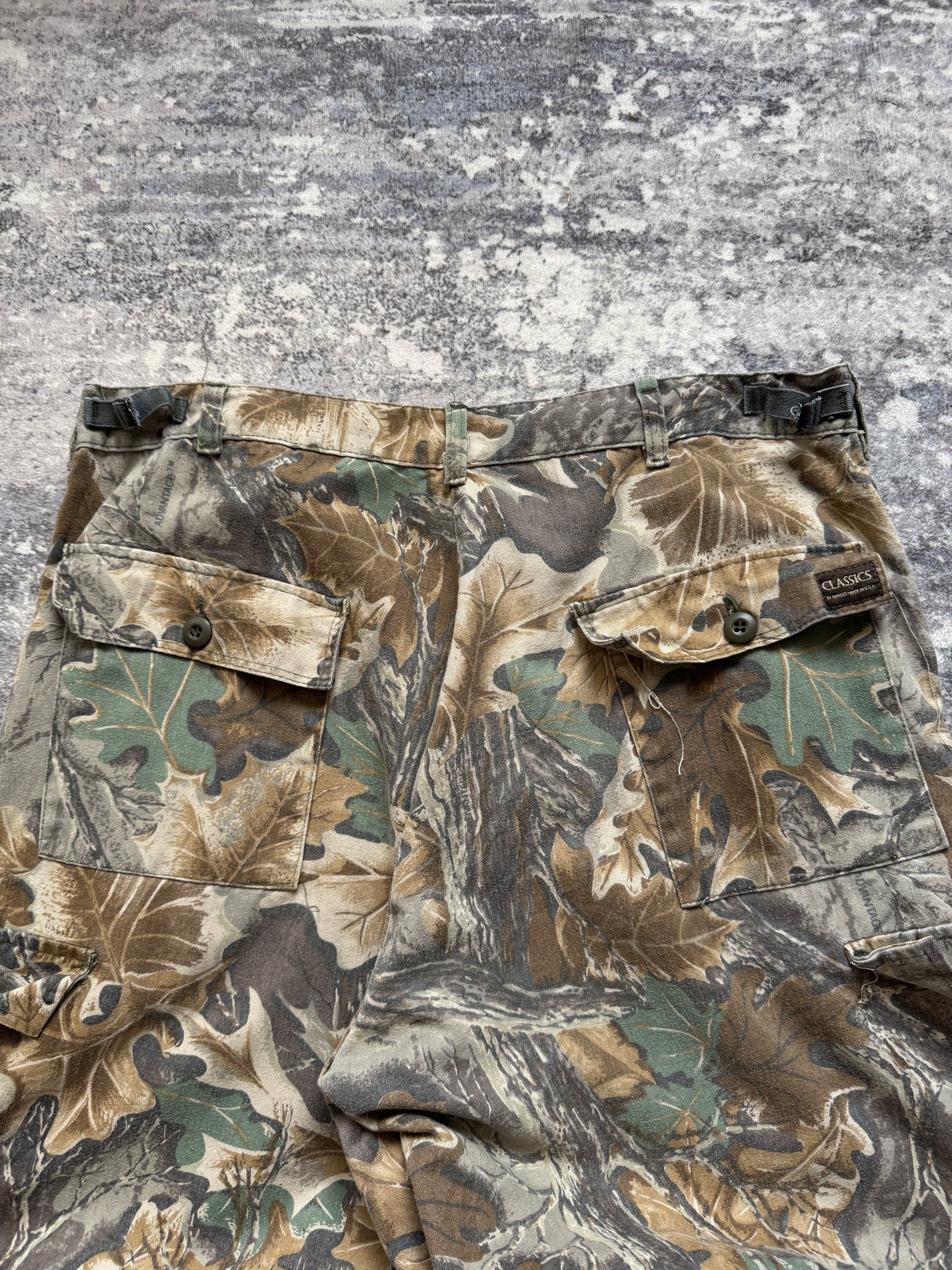 Vintage 90s Realtree Cargo Pants Made In USA - XL