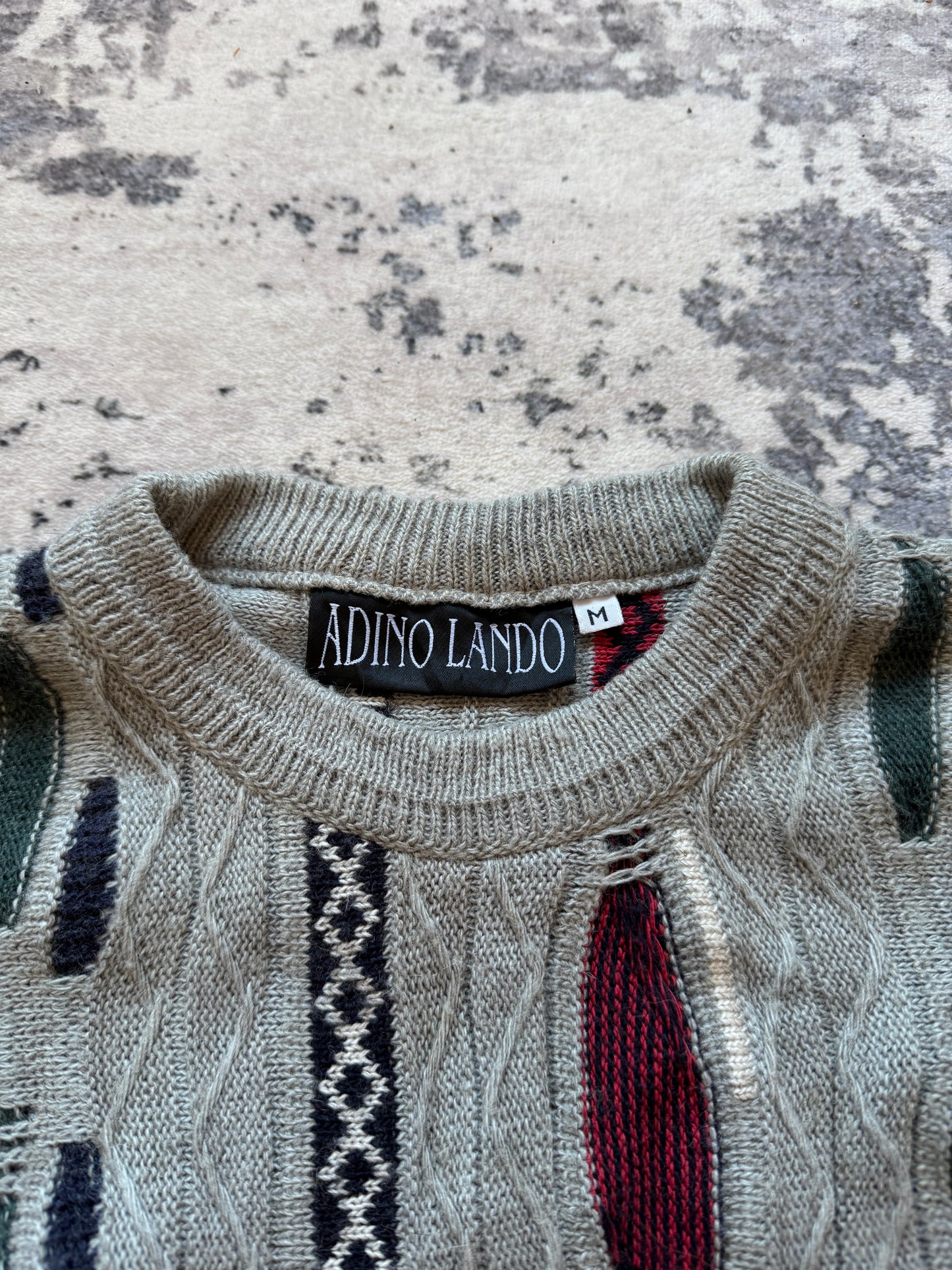 Vintage Adino Lando Coogi Style sweater knit - M
