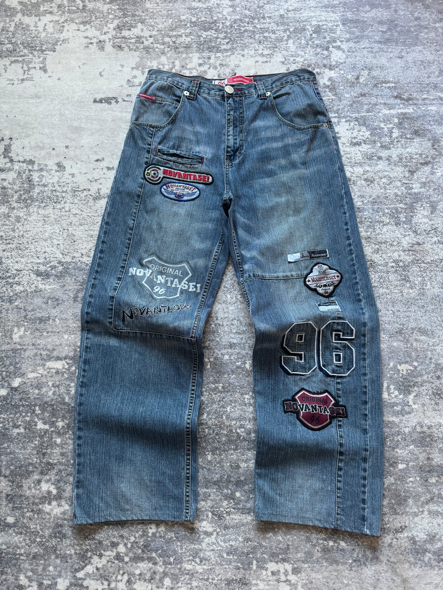 Vintage Y2K Baggy Jeans Novantasei - 36 / L