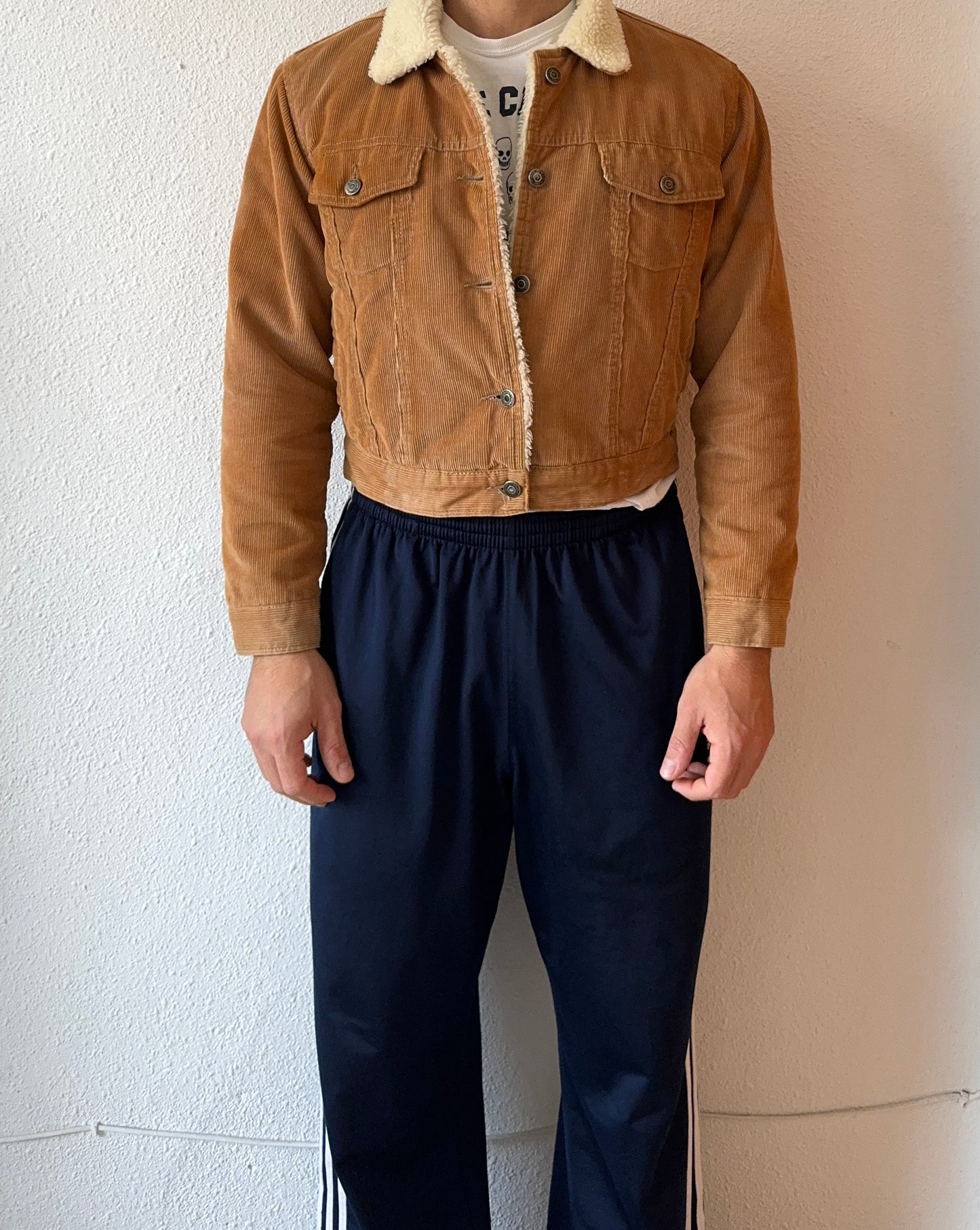 Vintage Perez Textiles Corduroy Sherla Jacket Crop - M Women