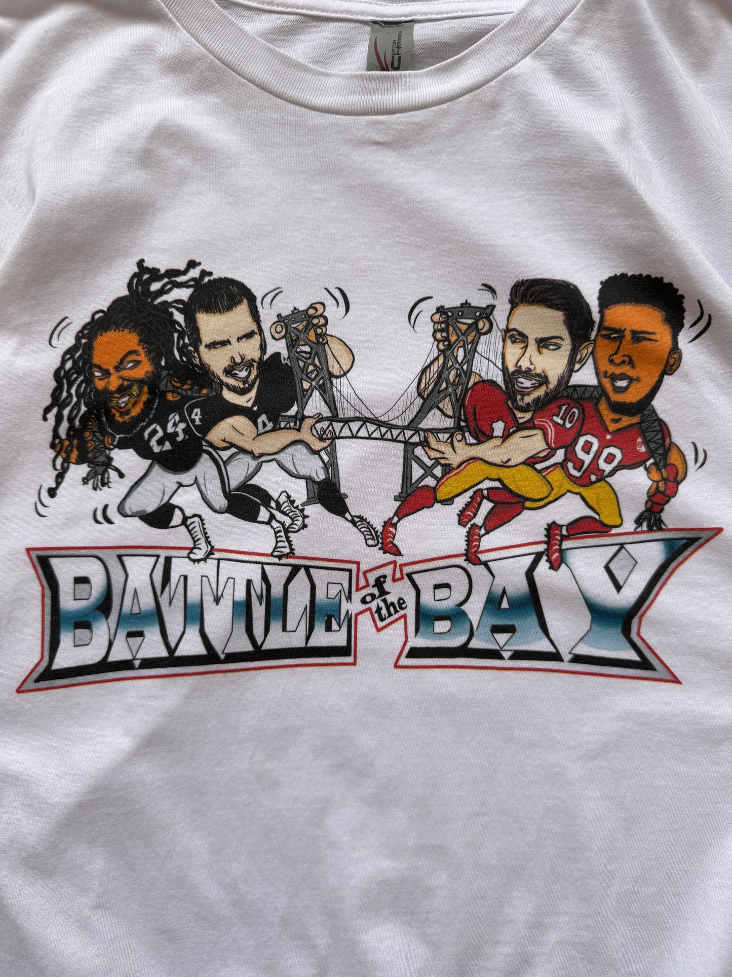 Vintage NFL Battle of the Bay t-shirt - XXL