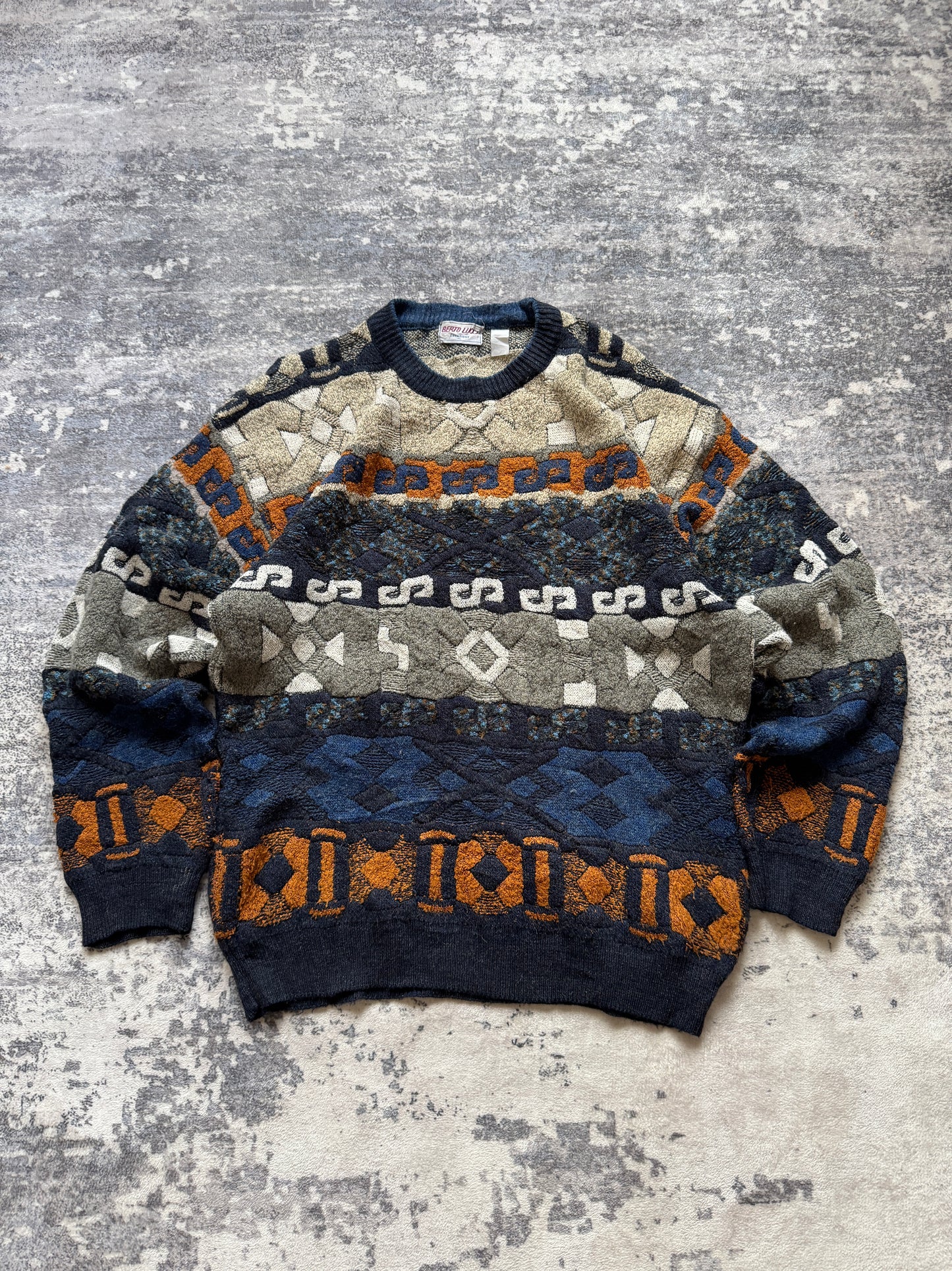 Vintage Berto Lucci Coogi Style sweater knit - M