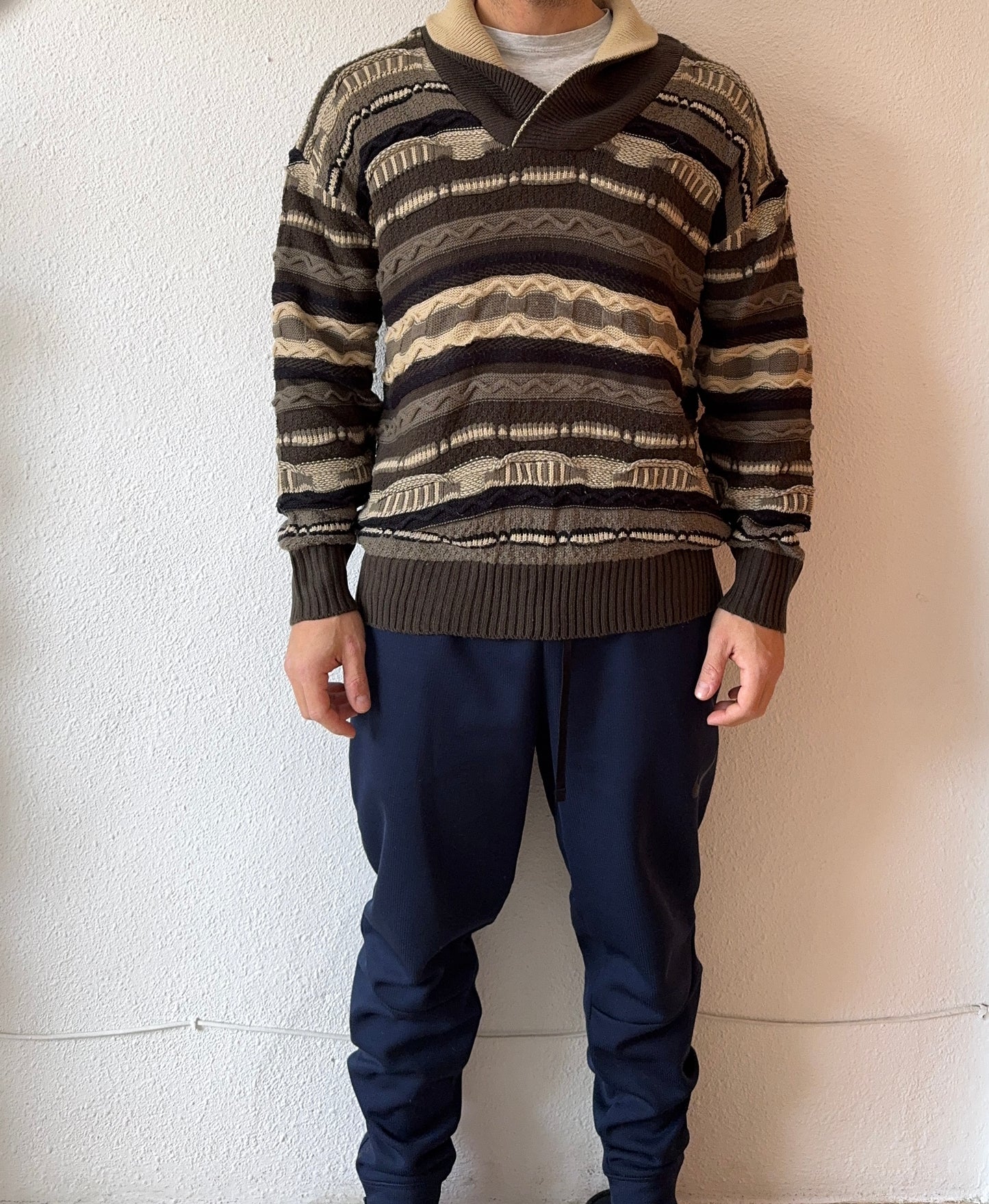 Vintage Coogi Style Turtleneck sweater knit - M