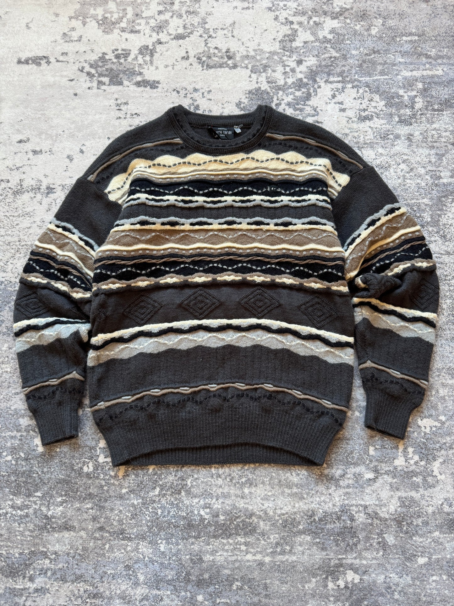 Vintage Pierre Cardin Coogi Style sweater knit - S