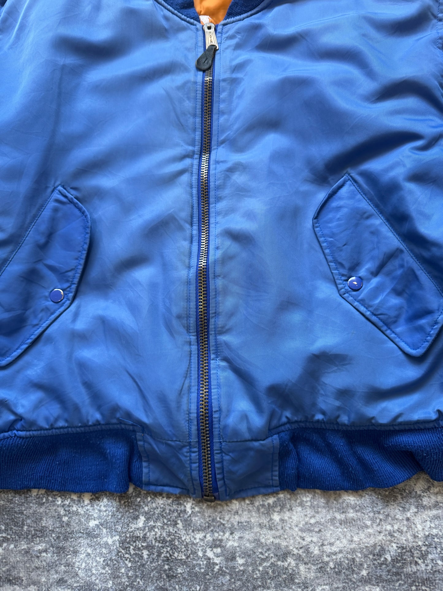 Vintage 90s Buster Bomber MA1 Flight Jacket - XL