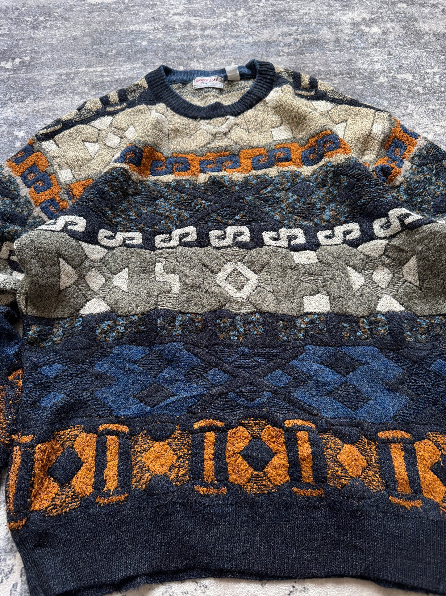 Vintage Berto Lucci Coogi Style sweater knit - M