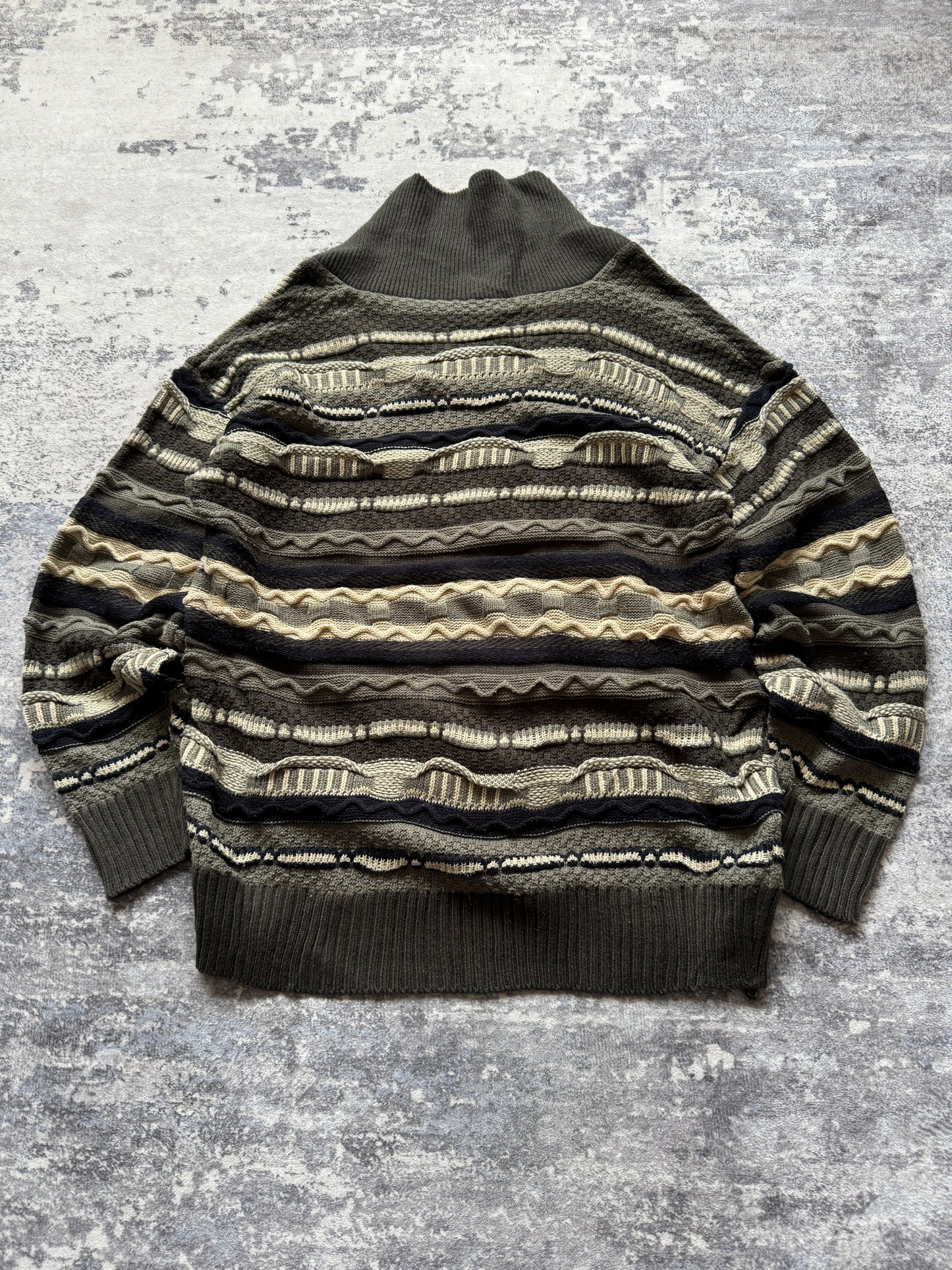 Vintage Coogi Style Turtleneck sweater knit - M