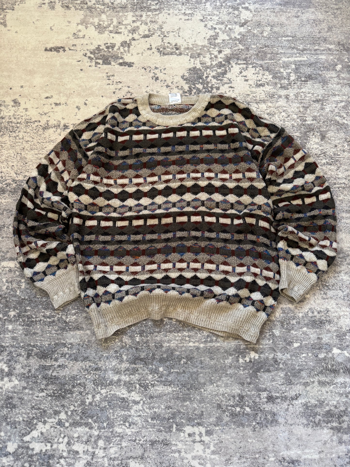 Vintage Coogi Style sweater knit - L