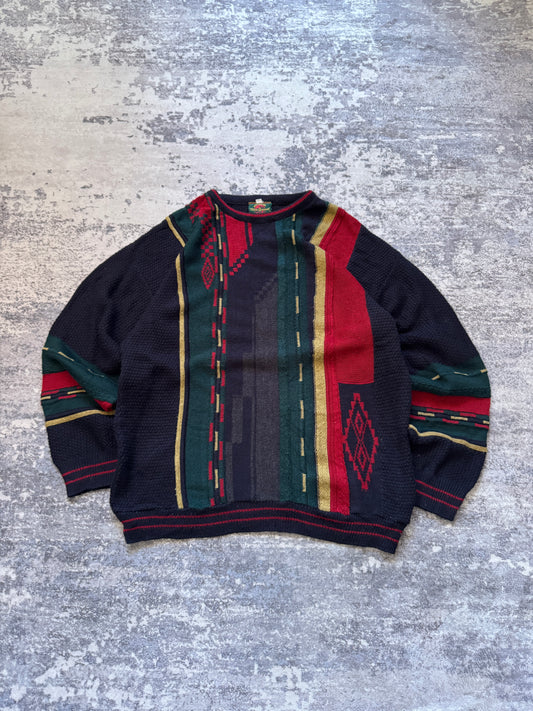 Vintage Nino Guardi Coogi Style sweater knit - XL