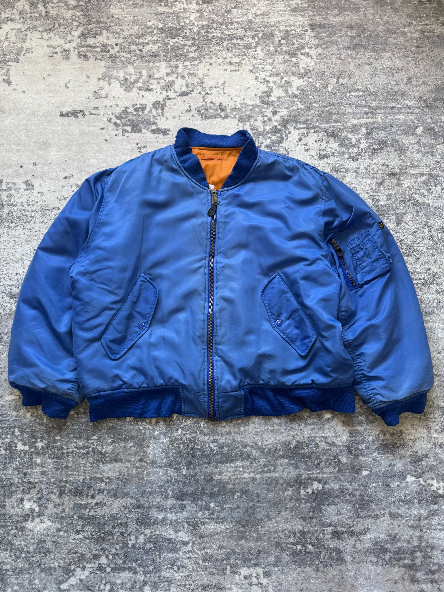 Vintage 90s Buster Bomber MA1 Flight Jacket - XL