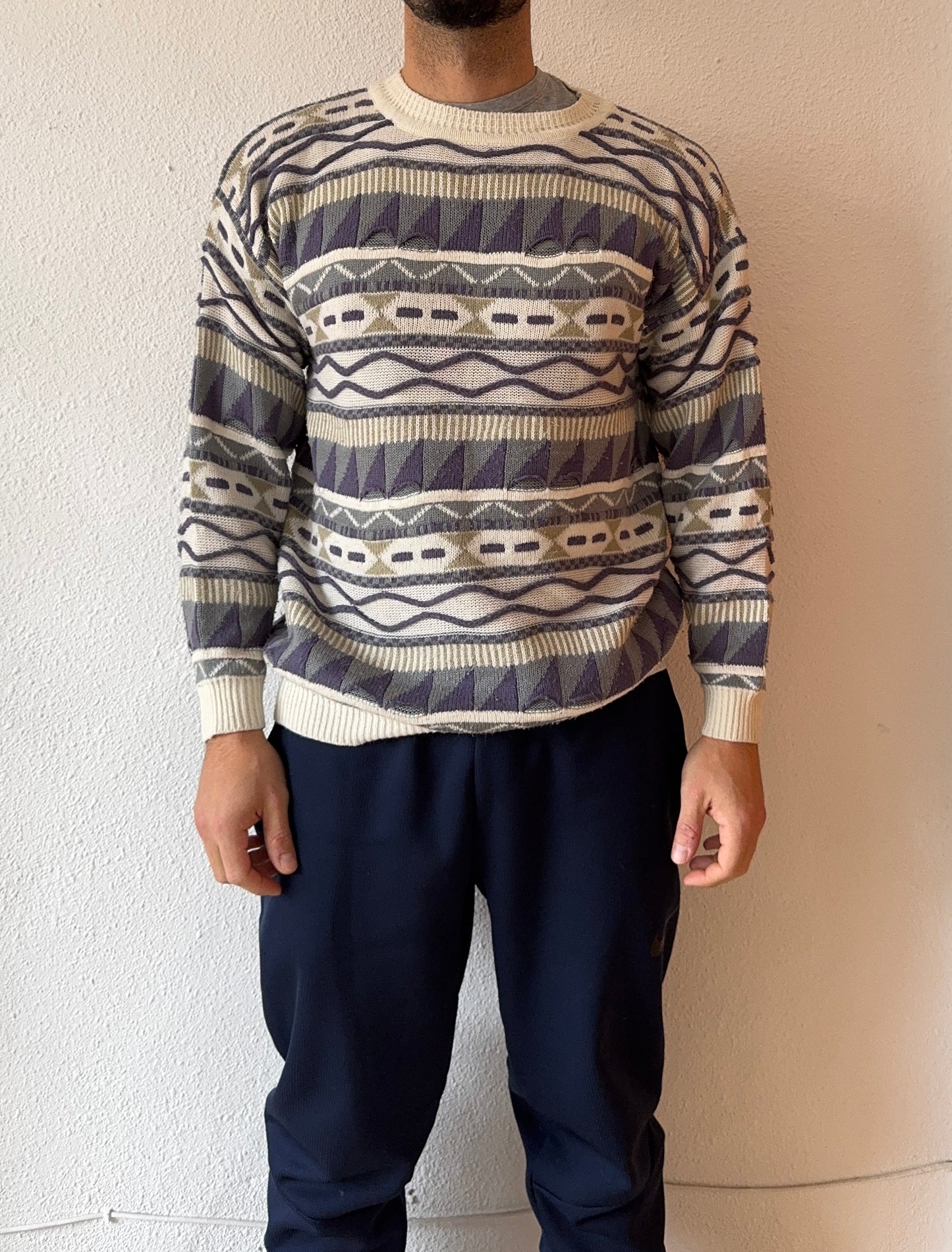 Vintage Coogi Style sweater knit - S