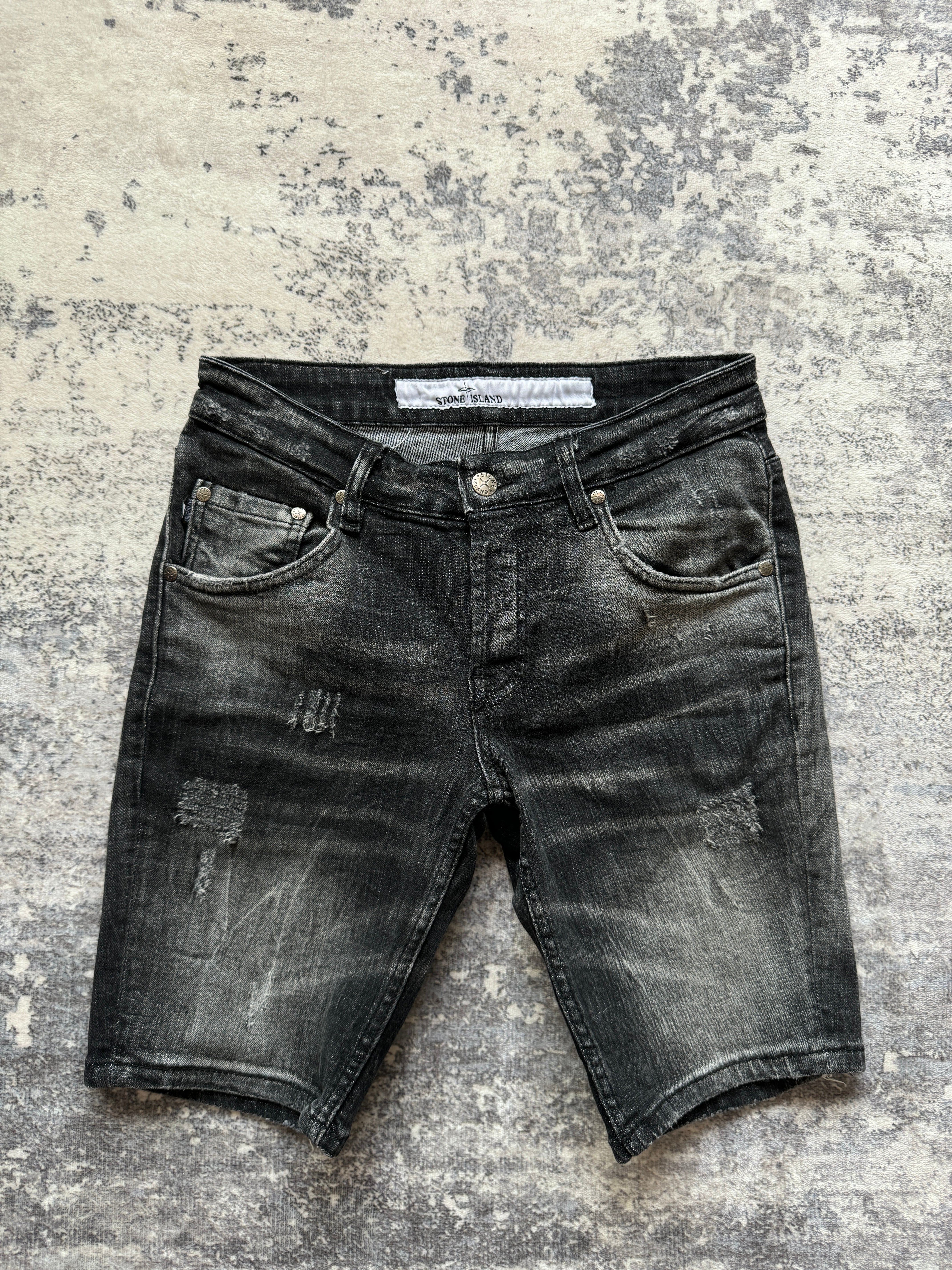 Fashion stone island jeans shorts