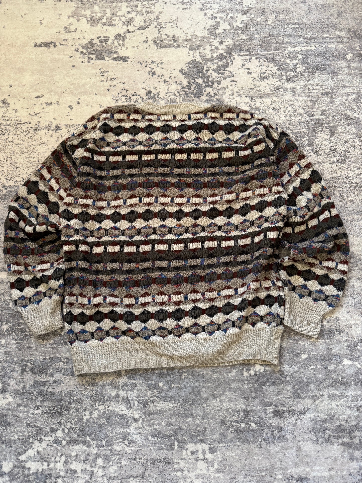 Vintage Coogi Style sweater knit - L