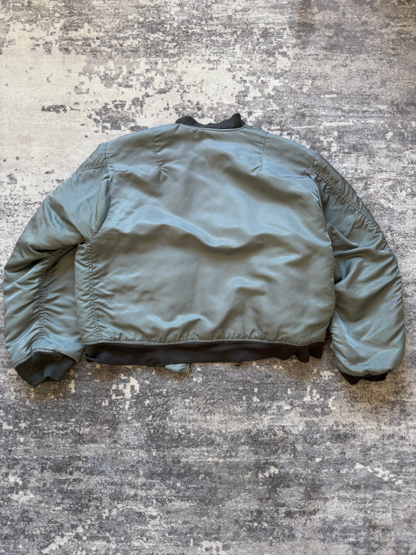 Vintage 90s Bomber MA1 Flight Jacket - L